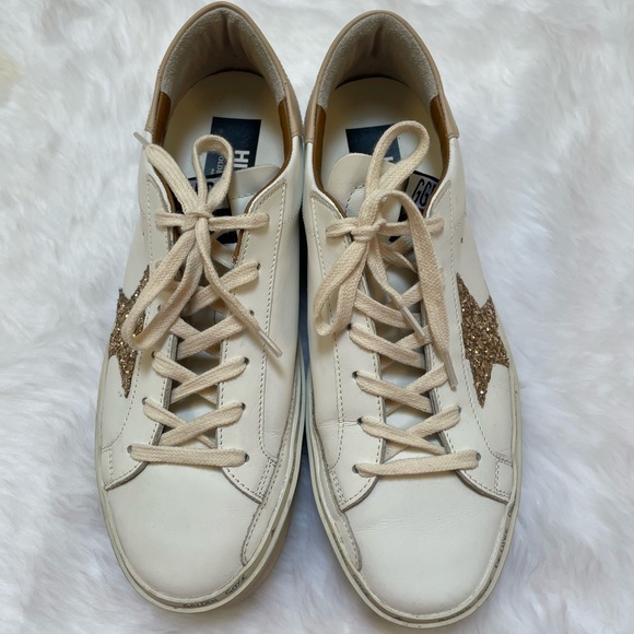 Golden Goose Hi Star gold glitter size 40 - Picture 6 of 13